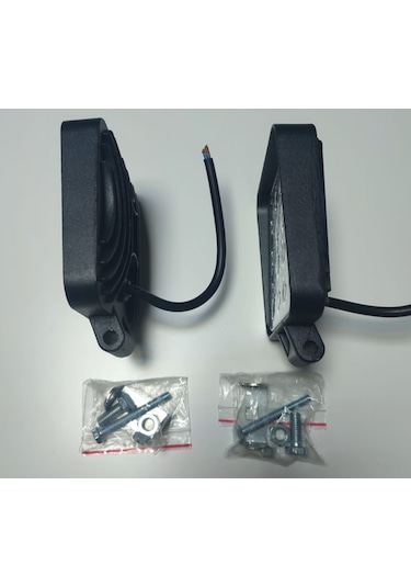 2 Adet Kare Çalışma Lambasıkalın Kasa 28mm 8-110 Volt 6500k