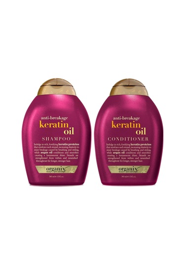 Organix Keratin Oil Şampuan 385 Ml+saç Kremi 385 Ml