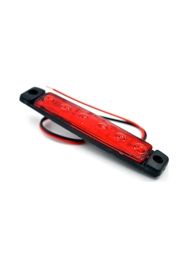 Sanel Led Etek Lambası Parmak Tip Kırmızı - 12v-1515