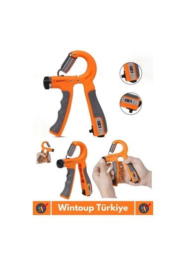 Özel Üretim El Bilek Kol Güçlendirici Kas Yapma Ayarlanabilir Sayaçlı Bilek Güçlendirme Yayı 5-60 Kg Çok Renkli