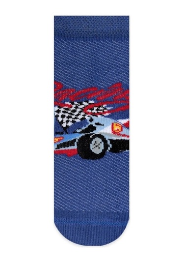 Brz Kids Motor Race Erkek Çocuk Patik Çorabı 3'Lü Set