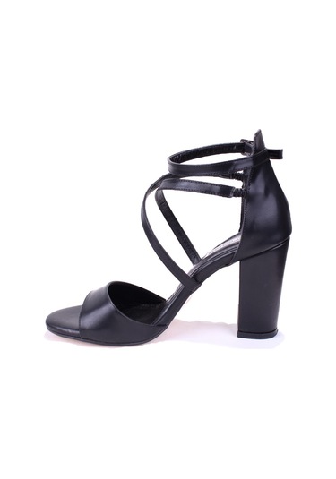 Dagoster Dza07-928400 Siyah Klasik Topuklu Kadın Ayakkabı siyah