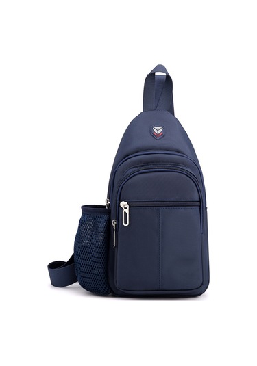 Erkekler Ve Kadınlar İçin Omuz Çantası, Su Şişesi Tutuculu Mini Çapraz Göğüs Sırt Çantası