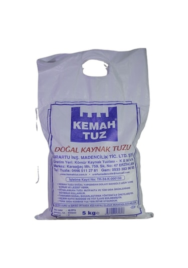 Kemah Tuz Doğal Kaynak Tuzu 5 KG