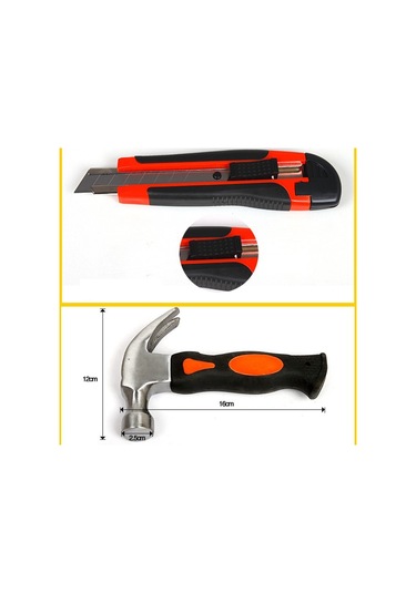 Sones 9'u 1 Arada Alet Seti Genel Ev El Aletleri Seti Alet Kutusu Saklama Kutusu