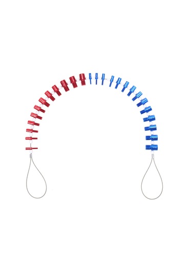 Jeemson Alüminyum Alyaş Somun Vida İç/dış Diş Ölçer 14 İngiliz + 12 Metrik Boyut - Kutu Paketli Diş Çap Testeri