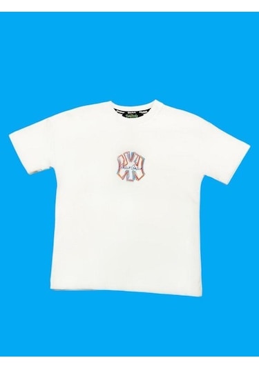 Erkek Çocuk Ny Baskılı Tshirt-14541 Beyaz