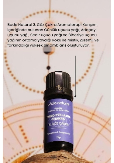 Bade Natural 3. Göz Çakra Aromaterapi Karışımı 10 ML