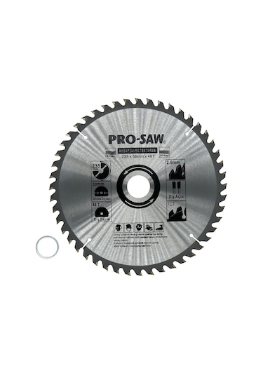Pro-Saw Ps51230 Ahşap Sunta Daire Testere Bıçağı 235 MM 48 Diş