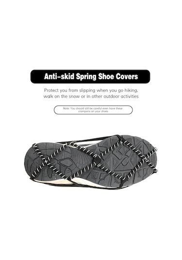 Vkemall Kar Ve Yağmurda Kaymaktan Koruma: Dayanıklı Kauçuk Ve Mangan Çelik Montajlı, 35-43 Numara Uyumlu Kaymaz Ayaklık Izgaraları