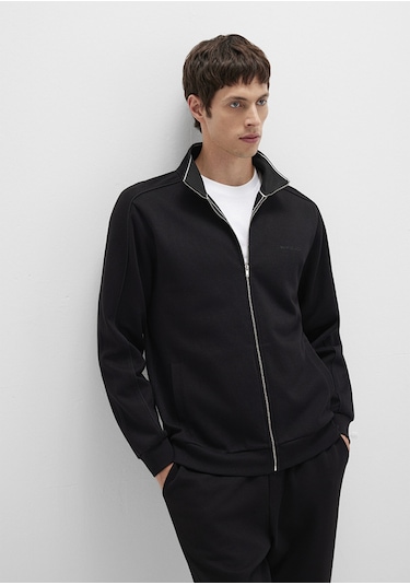 Mavi - Fermuarlı Siyah İnterlok Sweatshirt 0s10381-900 Siyah