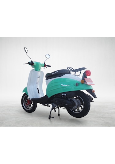 MOTOLUX VİNTAGE 50cc SCOOTER MOTOSİKLET - YEŞİL