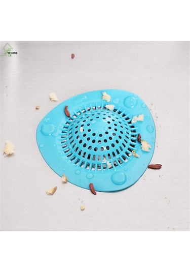 Plastik Silikon Lavabo Tıkama Önleyici Süzgeç Asorti