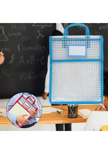 Suntek Organize Mavi Için Taşıma Saplı Çanta Örgü Saklama Diğer