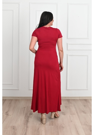 Koza Butik Kadın Yırtmaç Detaylı Elbise 5174-23 001