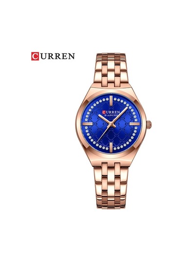 Yingfu Curren 9096 Kadın Saati - Paslanmaz Çelik Kordonlu, Suya Dayanıklı Moda Kol Saati Altın Altın