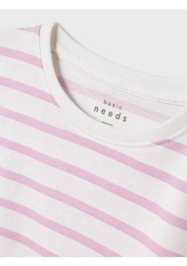 Name It Nmfvitanni Ss Short Rlx Top Kız Çocuk Crop T-shirt 13241601 Pembe