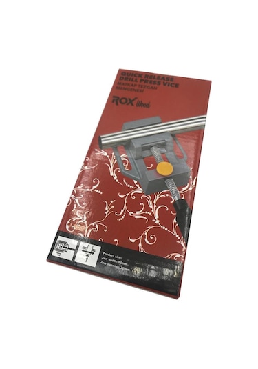 Rox Wood 0094 Alüminyum Mini Sütunlu Matkap Tezgahı Mengenesi