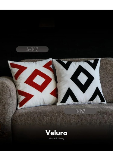 Dekoratif Kırlent & Pinterest Kırlent & Keten Kumaş - Nakış İşleme & A142 Su Yeşili