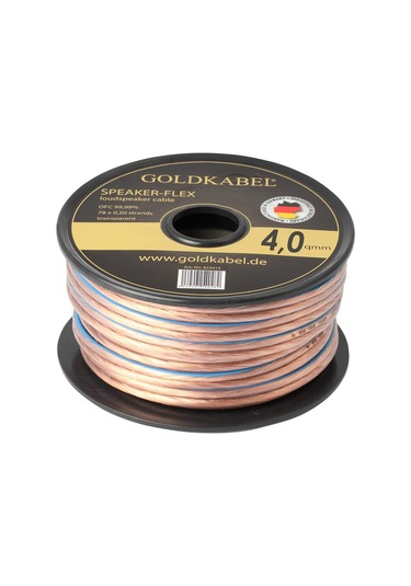 Goldkabel Speaker - Flex 2x4,00mm² Hoparlör Kablosu - 5metre