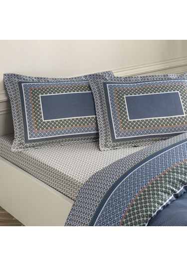 Taç Serenya Saten Çift Kişilik Nevresim Takımı Mavi 000000001000051014 MAVI