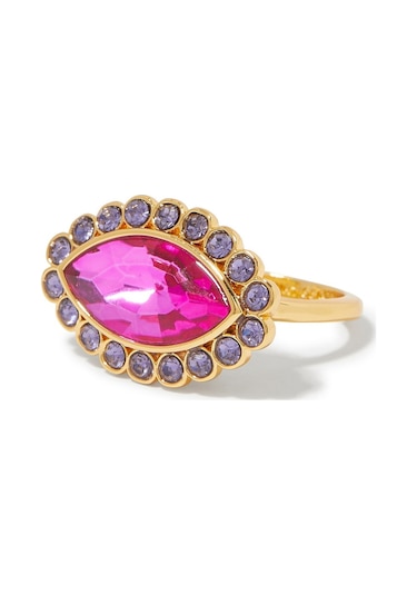 Marquise Cocktail Ring Kadın Yüzük 2.5x2x1 Cm Çok Renkli