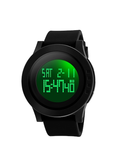 Leezsing Dijital Spor Saat (İthalatçı Garantili)i - Su Geçirmez Led Ekranlı, Alarm Ve Kronometre Fonksiyonlu