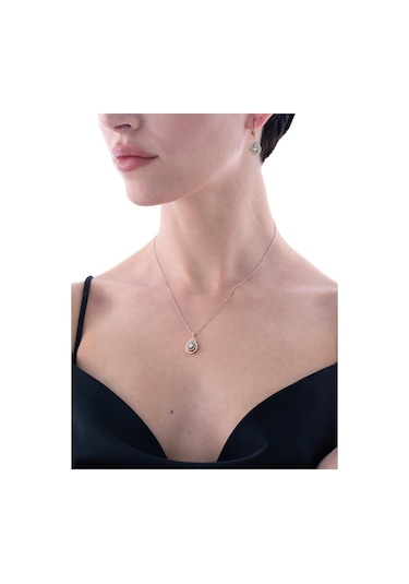 Nochediamond 0,19 Karat Damla Pırlanta Kolye-594