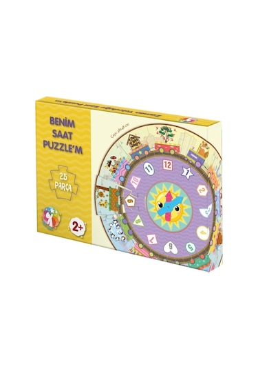 Benim Saat Puzzle'm Saat Puzzle , Yuvarlak Puzzle