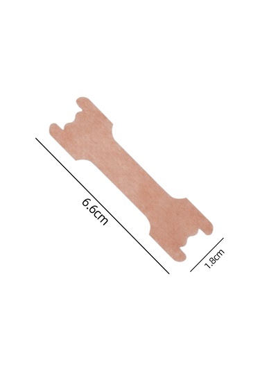 Mufunye Bej Renkli, 300 Adet Non-woven Kumaş Horlama Önleyici Bant, 15x6x4cm Boyutunda