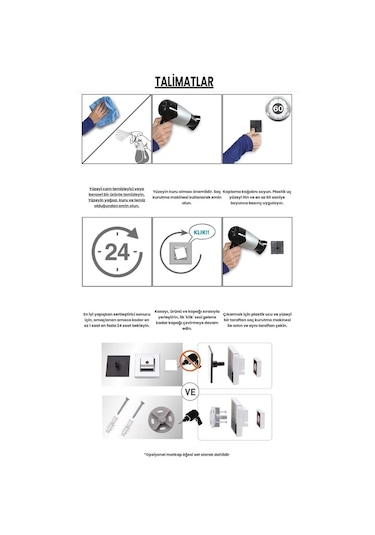 Banyo Havlu Askısı 2 Kancalı Paslanmaz Siyah Easyfix Siyah