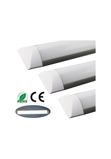 T5 Günışığı 60 Cm 18 Watt Floresan Bant Armatürü Beyaz