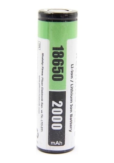 Orion 18650 3.7v 2000mah Li-ion Şarj Edilebilir Pil 3c