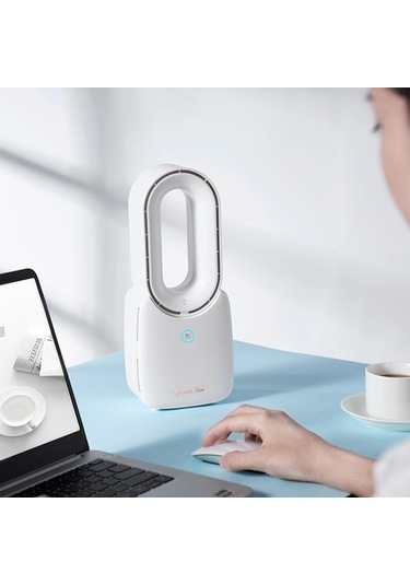 Fan Sessiz Küçük Yaratıcı Mini Elektrikli Fan Dört 7787 Beyaz