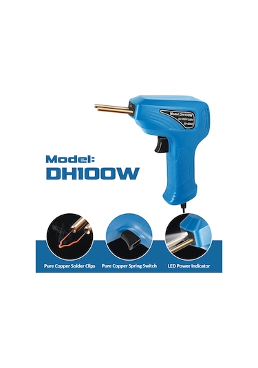 Taşınabilir El Plastik Kaynak Makinesi Panel Çatlak Mavi