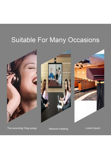 Skycıty Usb Mikrofon, Kapasitif, Karışım Ve Ses Seviyesi İşlevleri