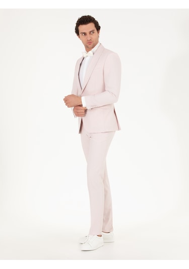 Cacharel Pudra Slim Fit Smokin Damatlık Pembe