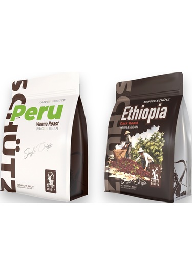 Peru Ethiophia - 250g X2 Çekirdek Kahve Çekirdek Kahve