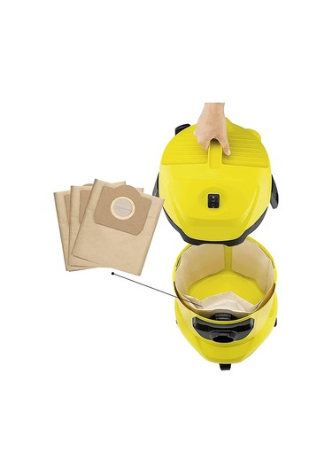 Synodicmonth Karcher Wd3 Premium/wd 3.300 M/wd 3.200/wd3.500/mv3 Elektrikli Süpürge Aksesuarları Yedek Parçaları İçin 12 Adet Toz Torbası Synodicmonth Karcher Wd3 Premium/wd 3.300 M/wd 3.200/wd3.500/mv3 Elektrikli Süpürge Aksesuarları Yedek Parçaları İçin 12 Adet Toz Torbası