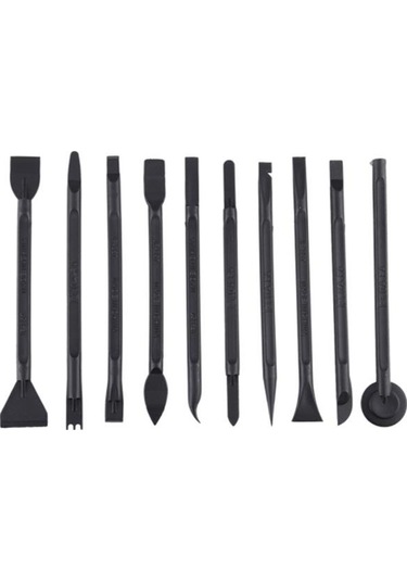 Zhltools Cep Telefonu Tablet 10 Parça Plastik Açma Aparatı Siyah