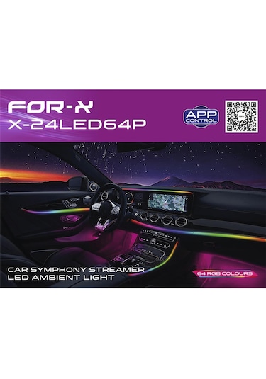 For-x X-led64 İç Ambiyans Aydınlatma Seti