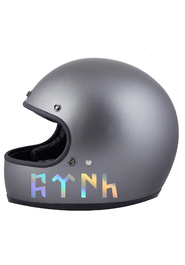 Göktürkçe Türk Yazısı Sticker - Araba Oto Motosiklet Karavan Sticker - 00348 12X3 Cm