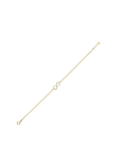 Glorria Sonsuzluk Altın Bileklik N11.17187 Sarı Altın