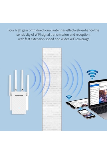 Sones Comfast Cf-wr306s 300mbps Kablosuz Wifi Sinyal Amplifikatörü