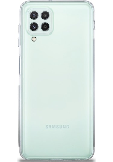 Logis Samsung Galaxy Uyumlu A22 Kılıf Süper Silikon Şeffaf Şeffaf