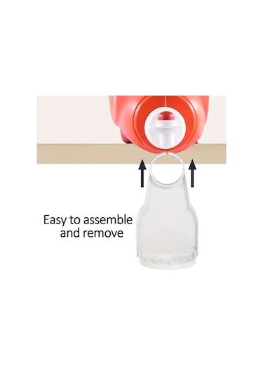 Maiyame Beyaz Plastik Çamaşır Suyu/yumuşatıcı Damlacık Tutucu - Katlanabilir, Kolay Kurulum, 2 Adet - Çamaşır Odası Temizliği Sağlar Beyaz