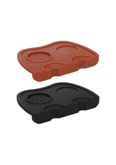 Suntek Espresso Mat Kahve Sıkıştırma Matı Silikon Mat Siyah