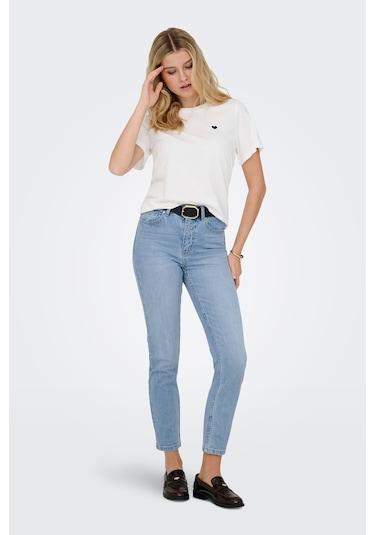Only Bayan Kot Pantolon 15361608 Açık Mavi Açık Mavi