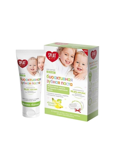 Splat Baby Elma & Muz 0-3 Yaş Diş Macunu 40 ML + Diş Fırçası