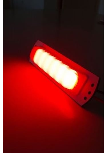 SU GEÇİRMEZ LED LAMBA MARİNE YAT TEKNE KARAVAN 12V -15CM KIRMIZI